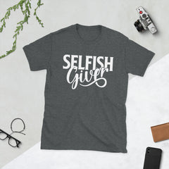 Selfish Giver Classic Tee | Black Graphic