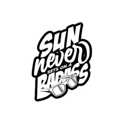 Sun Never Sets Sticker