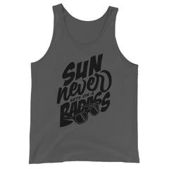 Sun Never Sets Men's Tank Top - Alt Design