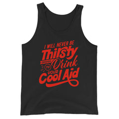 Cool Aid Satirical Men's Tank Top | Red Graphic
