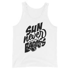 Sun Never Sets Men's Tank Top - Alt Design