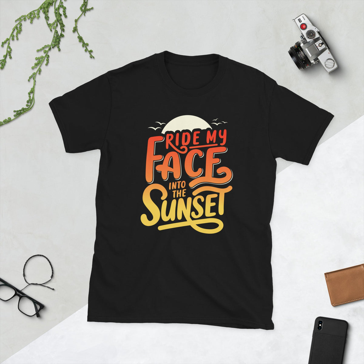Ride Into the Sunset Flirty Graphic T-Shirt