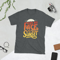 Ride Into the Sunset Flirty Graphic T-Shirt