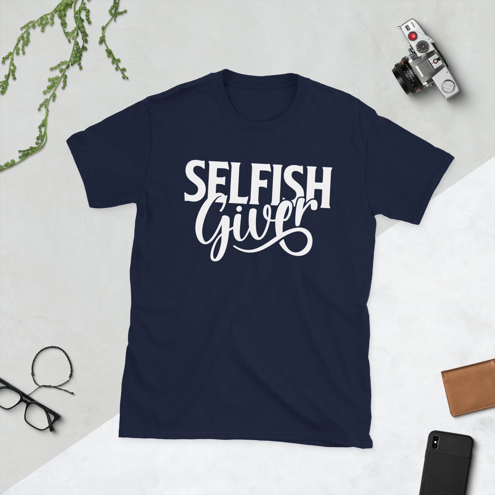 Selfish Giver Classic Tee | Black Graphic
