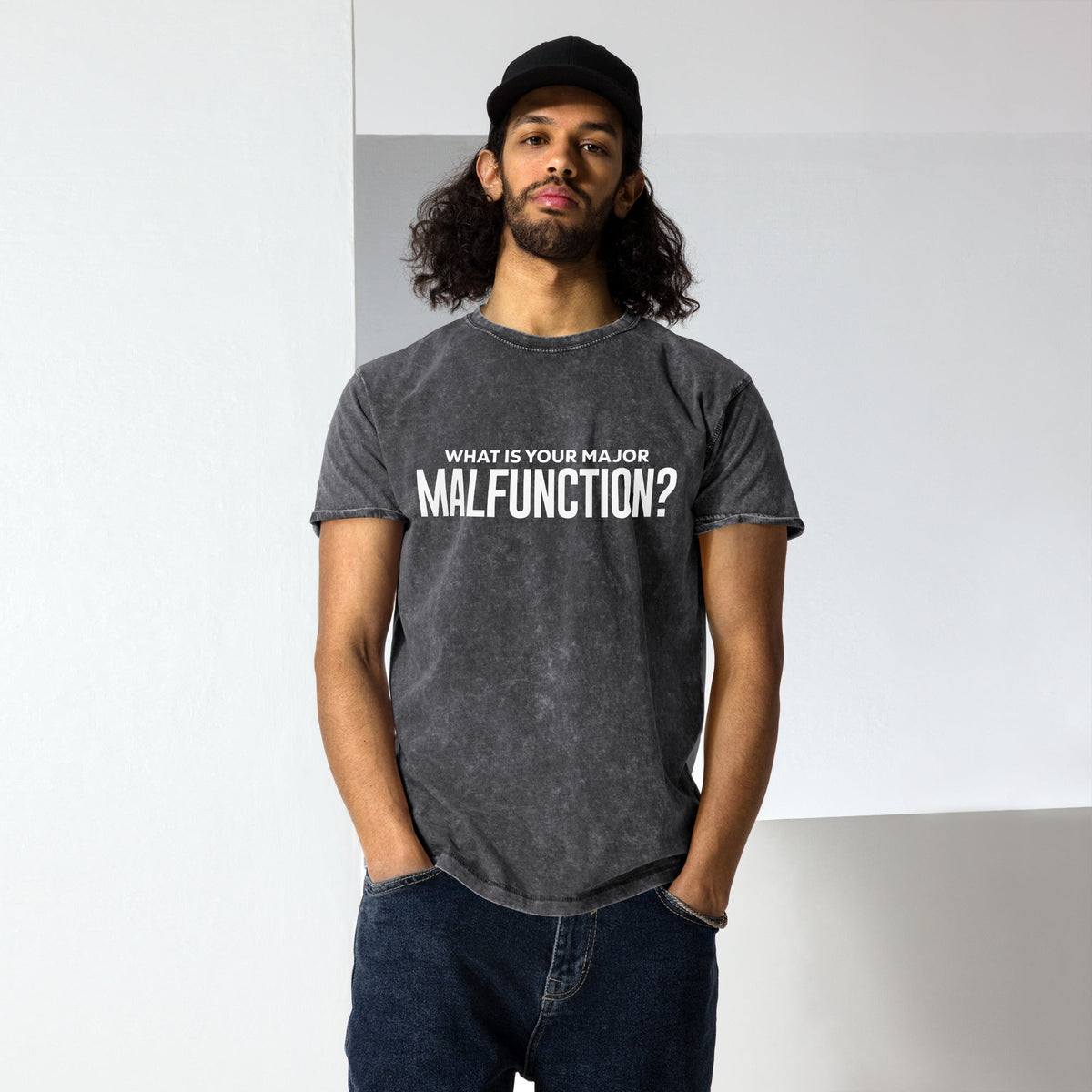 What's Your Major? Funny Denim T-Shirt