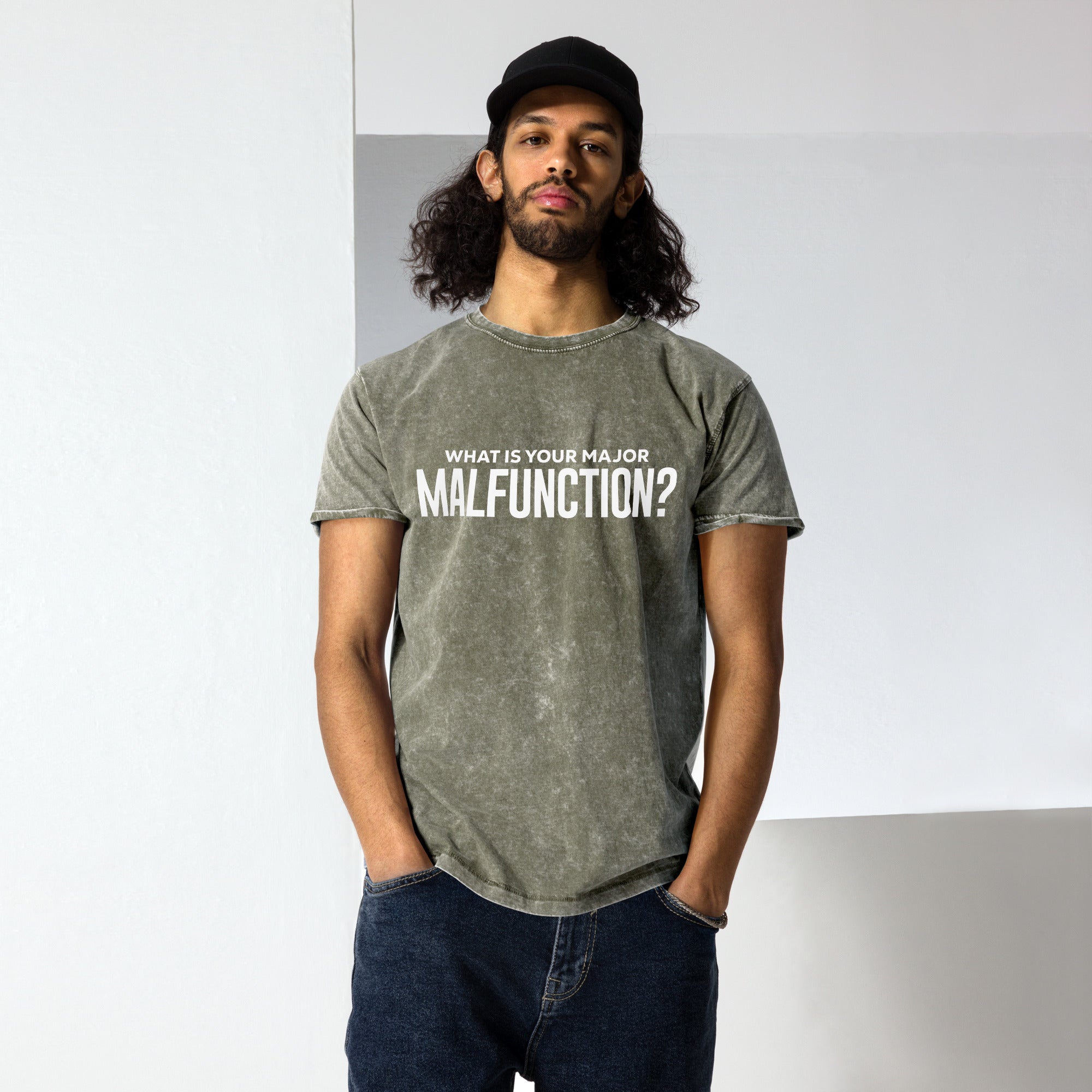 What's Your Major? Funny Denim T-Shirt