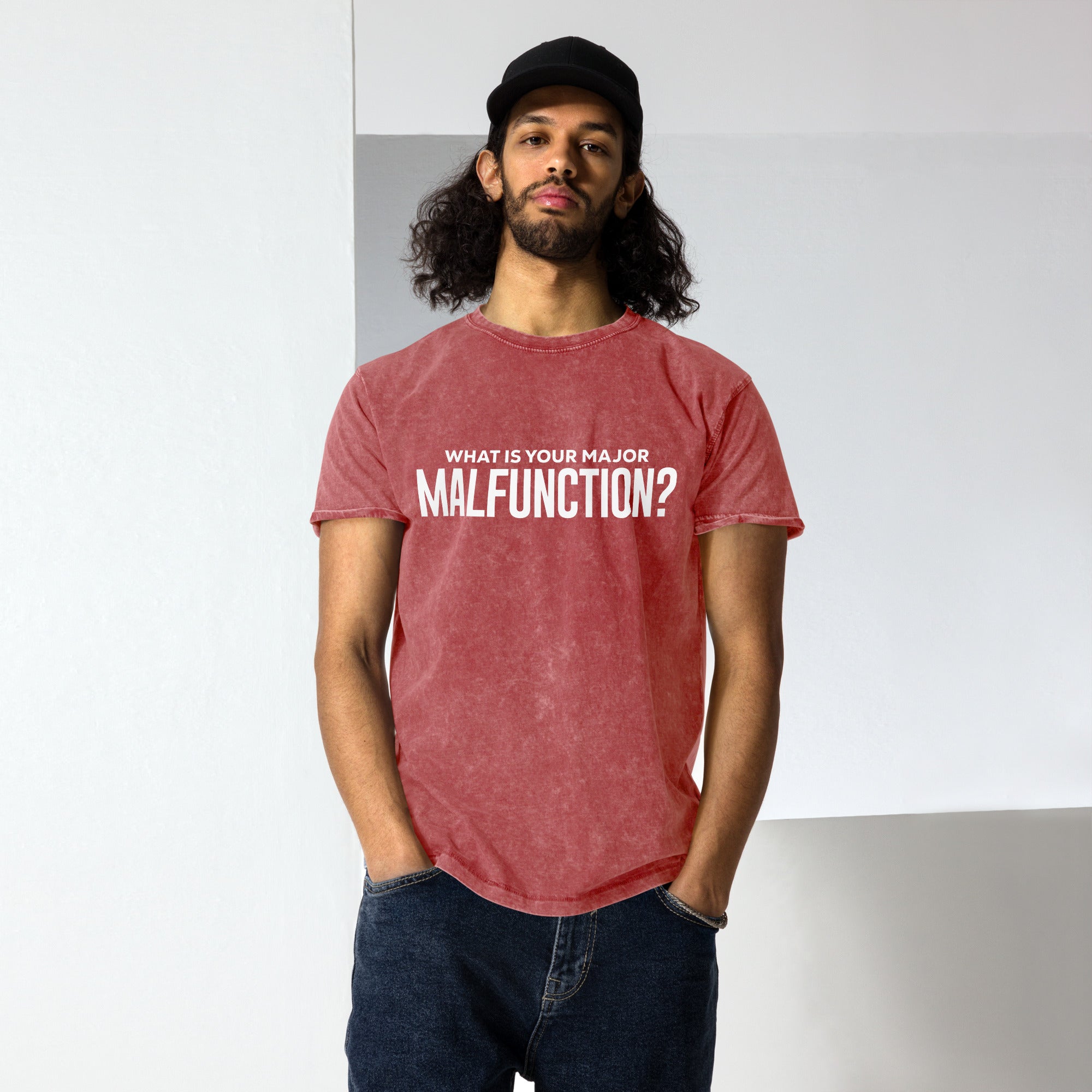 What's Your Major? Funny Denim T-Shirt