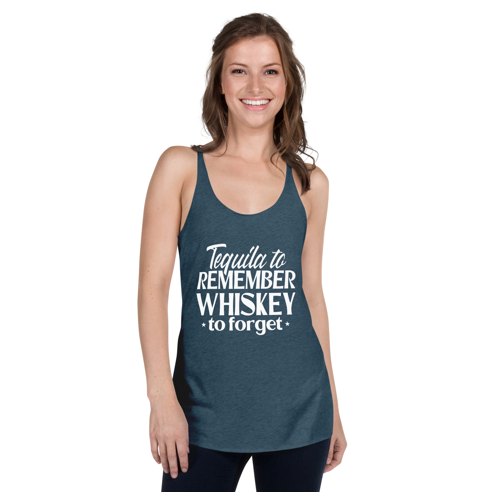 Remember or Forget Party Women's Racerback Tank Top
