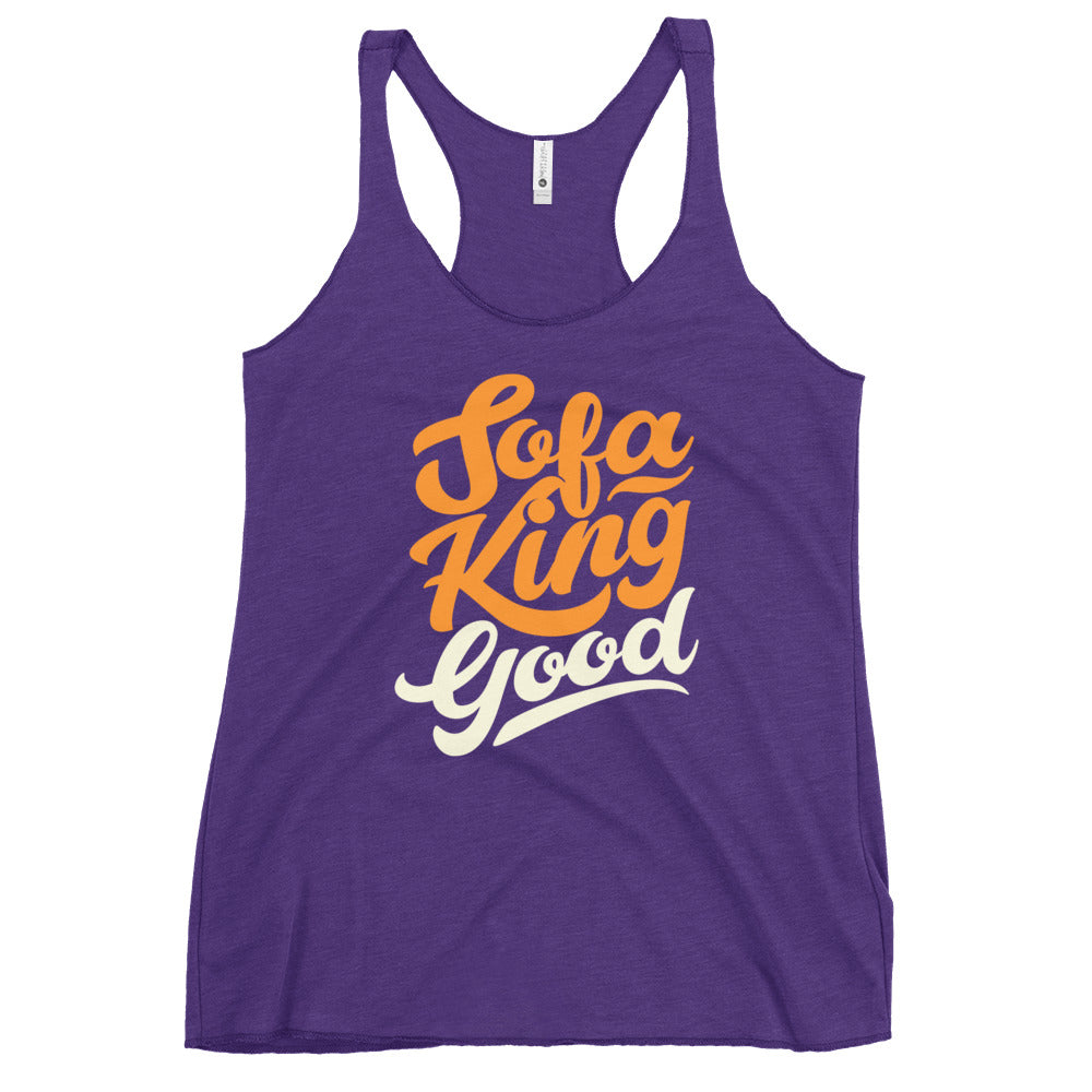 Sofa Pun Women's Racerback Tank Top