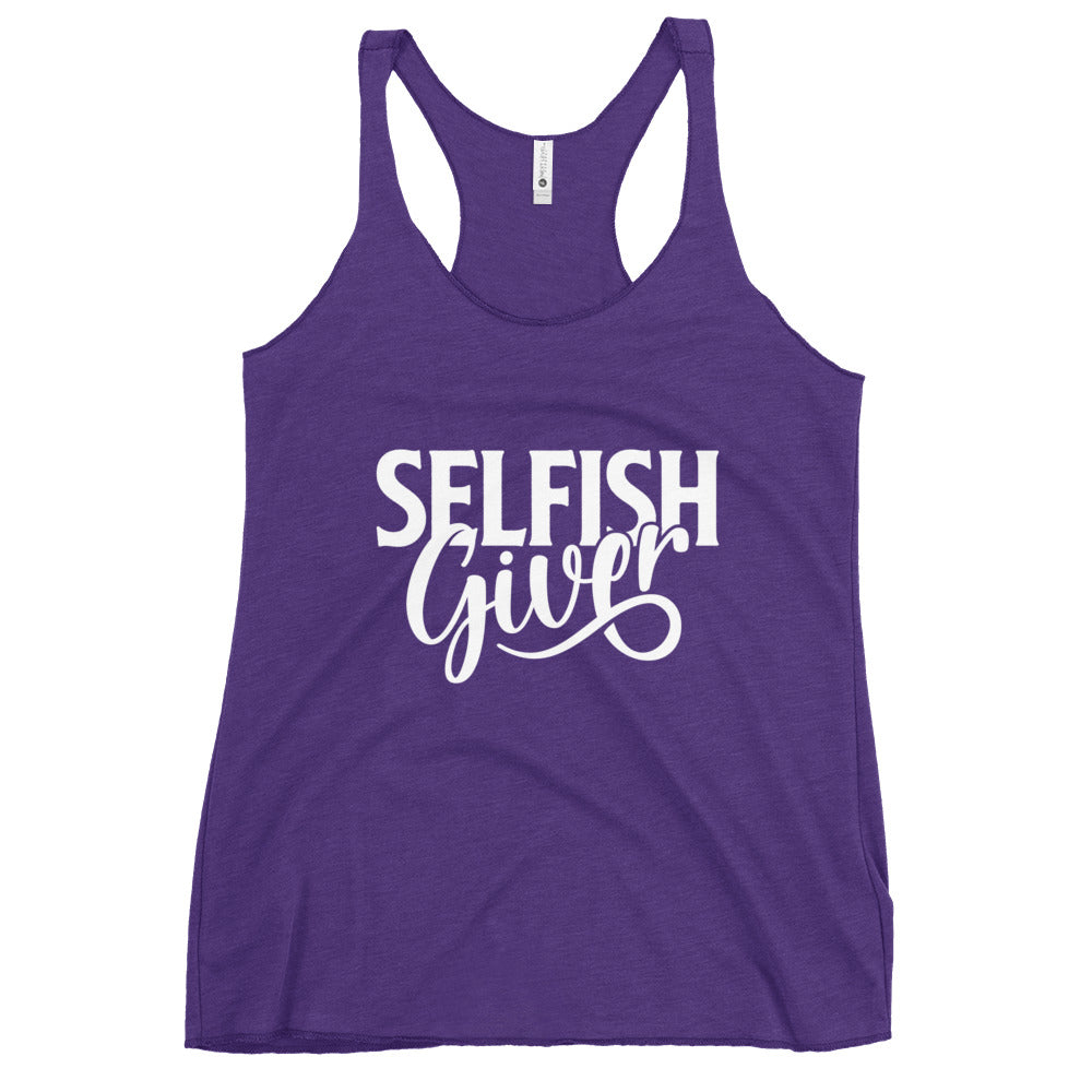Selfish Giver Women's Racerback Tank
