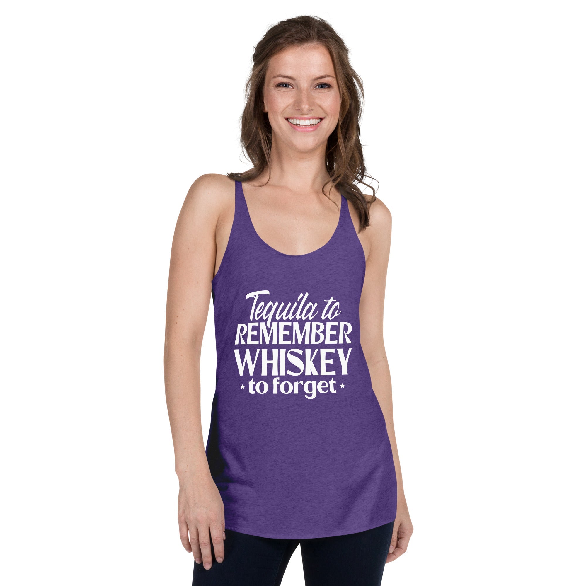 Remember or Forget Party Women's Racerback Tank Top