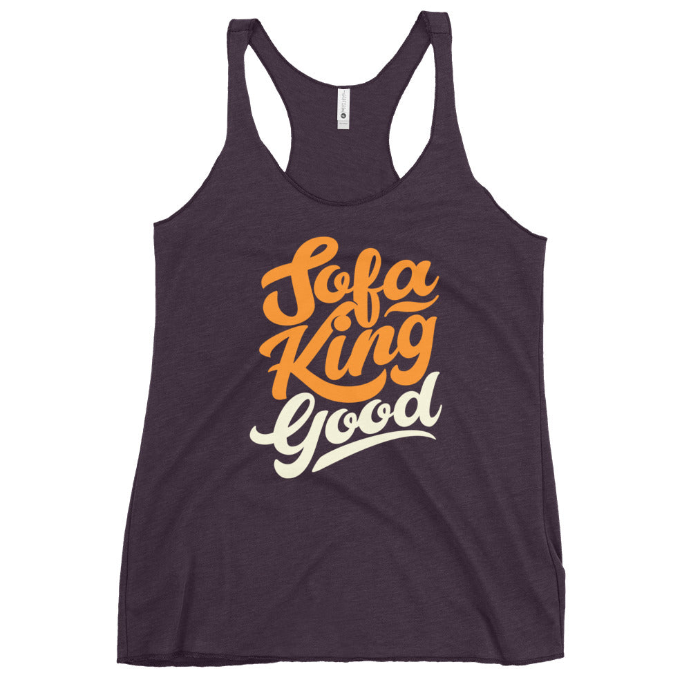 Sofa Pun Women's Racerback Tank Top