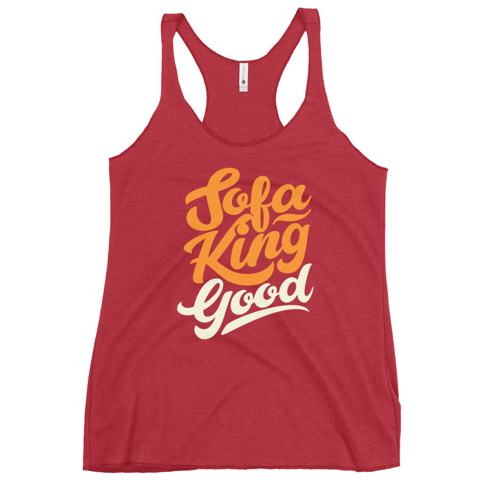 Sofa Pun Women's Racerback Tank Top