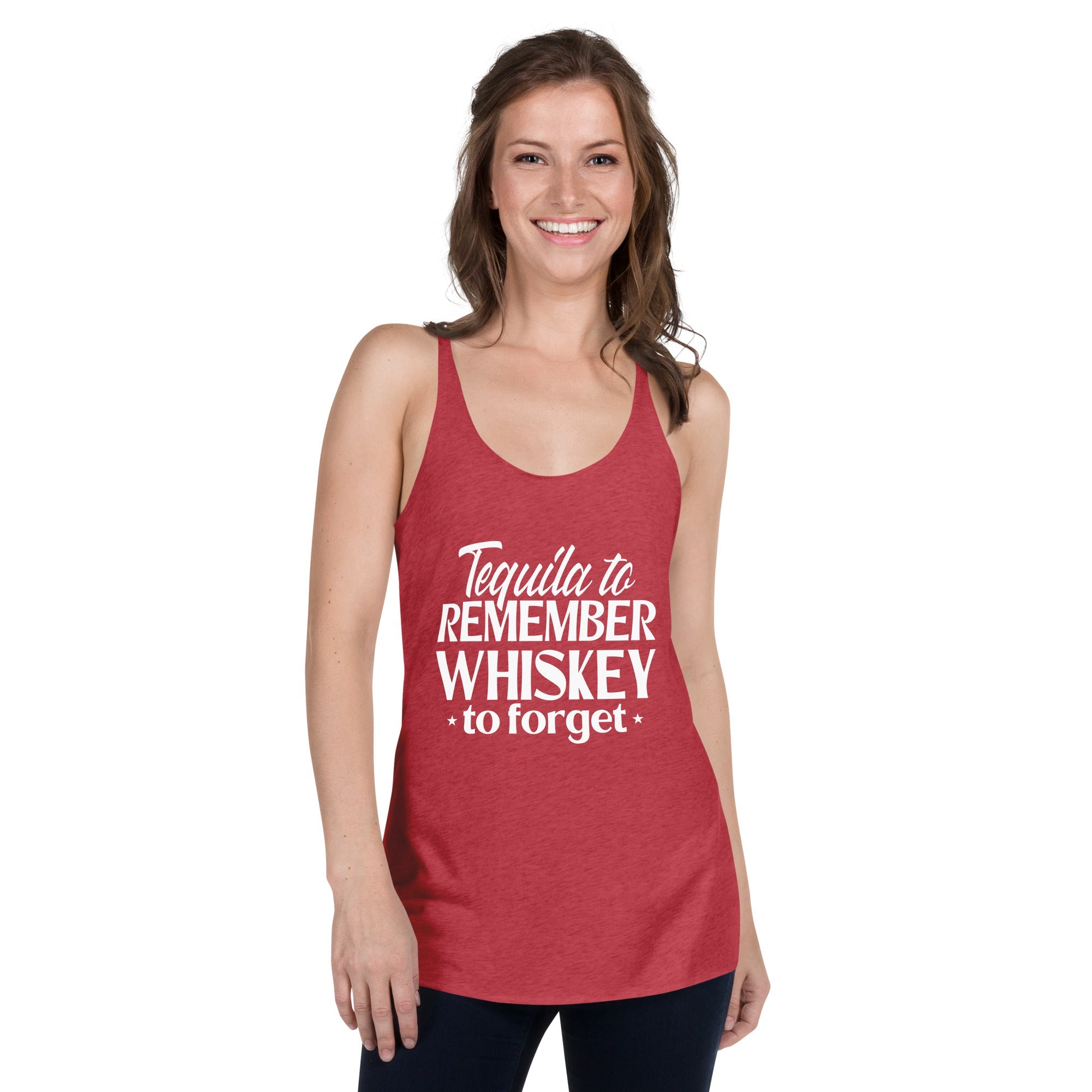 Remember or Forget Party Women's Racerback Tank Top