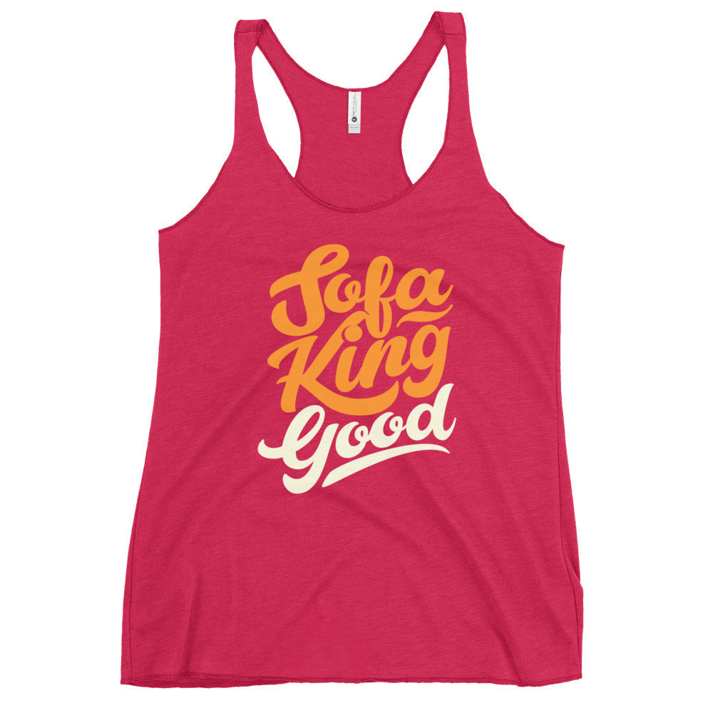 Sofa Pun Women's Racerback Tank Top