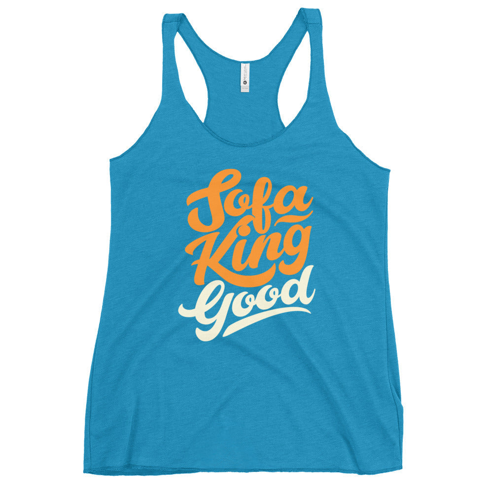 Sofa Pun Women's Racerback Tank Top
